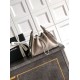 Qualità superiore Replica Borse Chanel 25 Mini Hobo AS5631 pelle di vitello scamosciata Grigio Imitazione Outlet