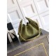 Qualità superiore Replica Borse Chanel 25 Mini Hobo AS5631 pelle di vitello scamosciata Verde Imitazione Outlet