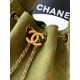 Qualità superiore Replica Borse Chanel 25 Mini Hobo AS5631 pelle di vitello scamosciata Verde Imitazione Outlet