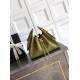 Qualità superiore Replica Borse Chanel 25 Mini Hobo AS5631 pelle di vitello scamosciata Verde Imitazione Outlet
