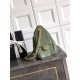 Qualità superiore Replica Borsa a secchiello/a spalla Chanel 25 piccola AS5631 pelle trapuntata caviar Verde Imitazione Outlet