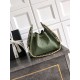 Qualità superiore Replica Borsa a secchiello/a spalla Chanel 25 piccola AS5631 pelle trapuntata caviar Verde Imitazione Outlet