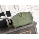 Qualità superiore Replica Borsa a secchiello/a spalla Chanel 25 piccola AS5631 pelle trapuntata caviar Verde Imitazione Outlet