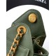 Qualità superiore Replica Borsa a secchiello/a spalla Chanel 25 piccola AS5631 pelle trapuntata caviar Verde Imitazione Outlet