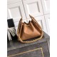 Qualità superiore Replica Borsa a secchiello/a spalla Chanel 25 piccola AS5631 pelle trapuntata caviar Marrone Imitazione Outlet