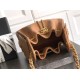 Qualità superiore Replica Borsa a secchiello/a spalla Chanel 25 piccola AS5631 pelle trapuntata caviar Marrone Imitazione Outlet