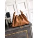 Qualità superiore Replica Borsa a secchiello/a spalla Chanel 25 piccola AS5631 pelle trapuntata caviar Marrone Imitazione Outlet