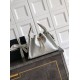 Qualità superiore Replica Borsa a secchiello/a spalla Chanel 25 piccola AS5631 pelle trapuntata caviar bianco Imitazione Outlet