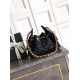 Qualità superiore Replica Borse Chanel 25 piccola Hobo tweed multicolore AS5631 Nero Imitazione Outlet