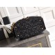 Qualità superiore Replica Borse Chanel 25 piccola Hobo tweed multicolore AS5631 Nero Imitazione Outlet