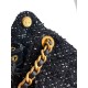 Qualità superiore Replica Borse Chanel 25 piccola Hobo tweed multicolore AS5631 Nero Imitazione Outlet