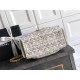 Qualità superiore Replica Borse Chanel 25 piccola Hobo tweed multicolore AS5631 bianca Imitazione Outlet