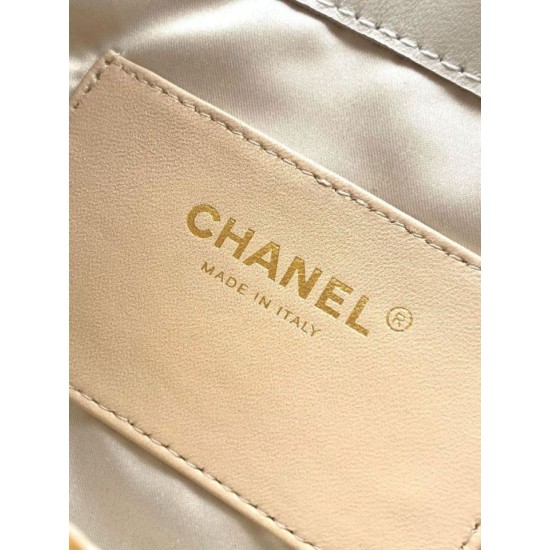 Qualità superiore Replica Borse Chanel 25 piccola Hobo tweed multicolore AS5631 bianca Imitazione Outlet