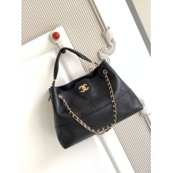 Qualità superiore Replica Borsa a tracolla/shopping Chanel Coco piccola AS5634 Nero Imitazione Outlet