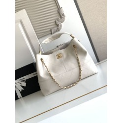 Qualità superiore Replica Borsa a tracolla/shopping Chanel Coco piccola AS5634 Bianco Imitazione Outlet