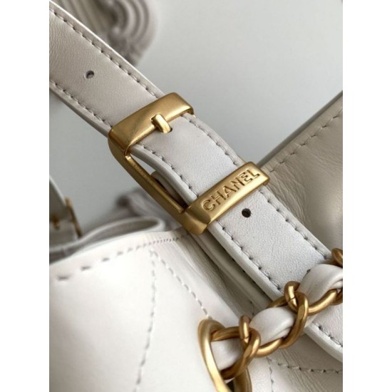 Qualità superiore Replica Borsa a tracolla/shopping Chanel Coco piccola AS5634 Bianco Imitazione Outlet