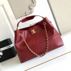 Qualità superiore Replica Borsa a tracolla/shopping Chanel Coco piccola AS5634 Rosso Imitazione Outlet