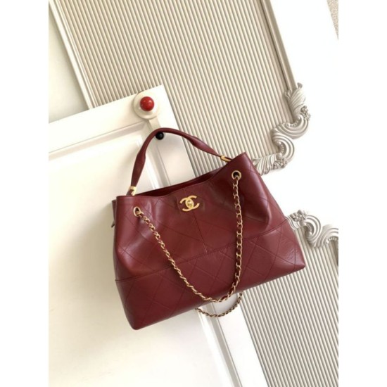 Replica Borsa a tracolla/shopping Chanel Coco piccola AS5634 Rosso Fallate Online Qualità superiore Replica Borsa a tracolla/shopping Chanel Coco piccola AS5634 Rosso Imitazione Outlet