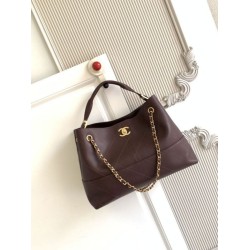 Qualità superiore Replica Borsa a tracolla/shopping Chanel Coco piccola AS5634 Borgogna Imitazione Outlet