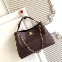 Qualità superiore Replica Borsa a tracolla/shopping Chanel Coco piccola AS5634 Borgogna Imitazione Outlet