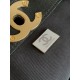 Qualità superiore Replica Borsa shopping Chanel 25A piccola stile Hobo AS5634 scamosciata/agnello Nero Imitazione Outlet