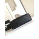 Qualità superiore Replica Borsa shopping Chanel 25A piccola stile Hobo AS5634 scamosciata/agnello Marrone/Nero Imitazione Outlet
