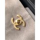 Qualità superiore Replica Borsa shopping Chanel 25A piccola stile Hobo AS5634 scamosciata/agnello Grigio/Nero Imitazione Outlet