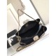 Qualità superiore Replica Borsa shopping Chanel 25A piccola stile Hobo AS5634 scamosciata/agnello Grigio/Nero Imitazione Outlet