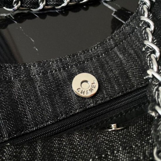 Replica Borsa tote Chanel vintega Denim XL Coco Cabas AS2138 Fallate Online Qualità superiore Replica Borsa tote Chanel vintega Denim XL Coco Cabas AS2138 Imitazione Outlet