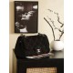 Qualità superiore Replica Borsa Chanel Maxi Flap scamosciata Nero Imitazione Outlet