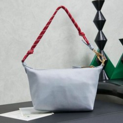 Qualità superiore Replica Borsa a tracolla Miu Miu gabardine 5NE841 blu Imitazione Outlet