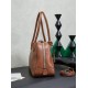 Qualità superiore Replica Borsa tote Miu Miu Vivant nappa 5BB199 marrone Imitazione Outlet