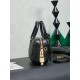 Qualità superiore Replica Borsa tote Miu Miu Arcadie nappa trapuntata 5BB123 nera Imitazione Outlet