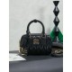 Qualità superiore Replica Borsa tote Miu Miu Arcadie nappa trapuntata 5BB123 nera Imitazione Outlet