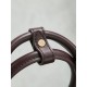 Qualità superiore Replica Borsa tote Miu Miu Arcadie nappa trapuntata 5BB123 Borgogna Imitazione Outlet