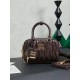 Qualità superiore Replica Borsa tote Miu Miu Arcadie nappa trapuntata 5BB123 Borgogna Imitazione Outlet