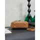 Qualità superiore Replica Borsa tote Miu Miu Arcadie nappa trapuntata 5BB123 marrone Imitazione Outlet