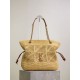 Qualità superiore Replica Borse shopping Jamie YSL Saint Laurent Rafia Imitazione Outlet