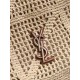 Qualità superiore Replica Borse shopping Jamie YSL Saint Laurent Rafia Naturale Imitazione Outlet