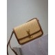 Qualità superiore Replica Borsa media YSL Saint Laurent Solferino 23CM rafia mattone naturale Imitazione Outlet
