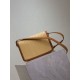 Qualità superiore Replica Borsa media YSL Saint Laurent Solferino 23CM rafia mattone naturale Imitazione Outlet