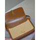Qualità superiore Replica Borsa media YSL Saint Laurent Solferino 23CM rafia mattone naturale Imitazione Outlet