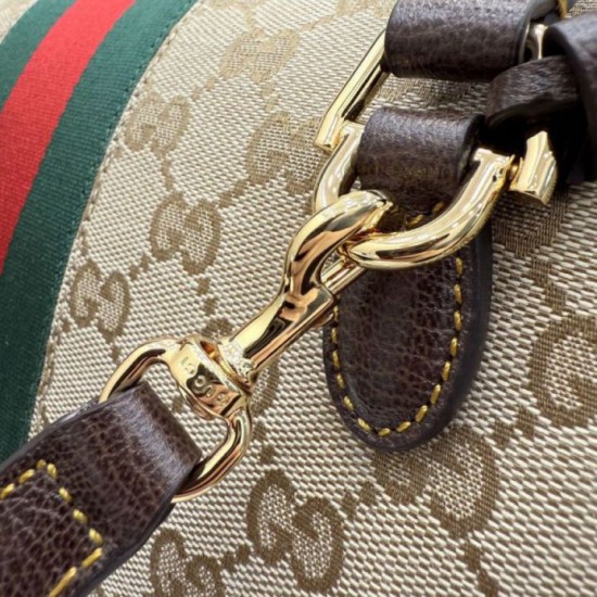 Qualità superiore Replica Borsa a mano media Gucci Paparazzo 875018 Marrone Imitazione Outlet