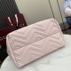 Qualità superiore Replica Borsa tote media Gucci 855279 GG Marmont Rosa Imitazione Outlet