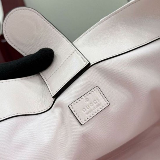 Qualità superiore Replica Borsa tote media Gucci 855279 GG Marmont Rosa Imitazione Outlet