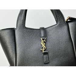 Qualità superiore Replica Borsa tote YSL Saint Laurent Le 5 à 7 Bea Baby nera Imitazione Outlet