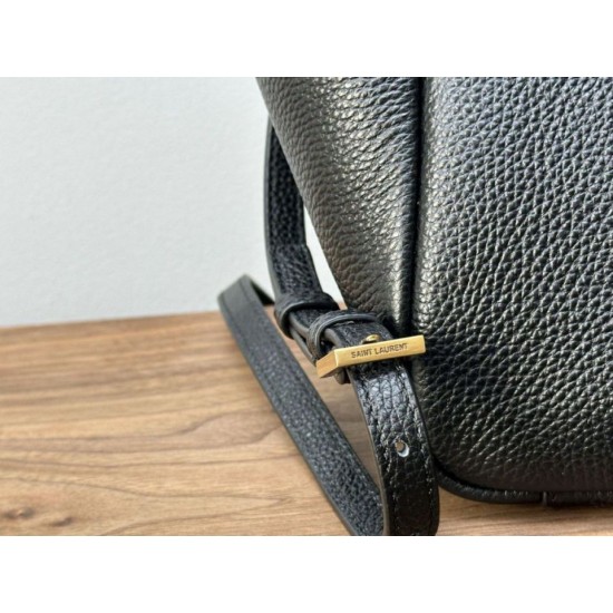 Qualità superiore Replica Borsa tote YSL Saint Laurent Le 5 à 7 Bea Baby nera Imitazione Outlet