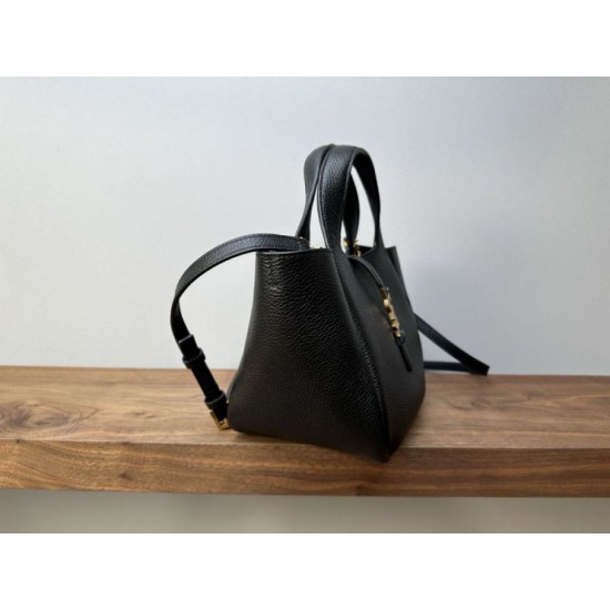 Qualità superiore Replica Borsa tote YSL Saint Laurent Le 5 à 7 Bea Baby nera Imitazione Outlet