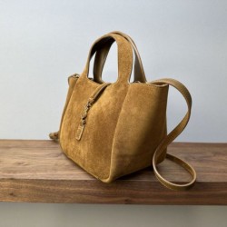 Qualità superiore Replica Borsa tote YSL Saint Laurent Le 5 À 7 Baby Bea scamosciata Imitazione Outlet