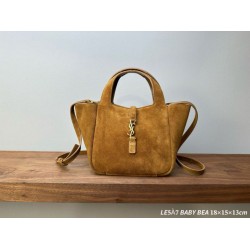 Qualità superiore Replica Borsa tote YSL Saint Laurent Le 5 À 7 Baby Bea scamosciata Imitazione Outlet